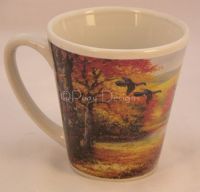 LINDA PICKEN Wild Ducks Themed Coffee Mug
